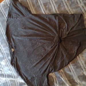 PINK Oversized Distressed Tee S